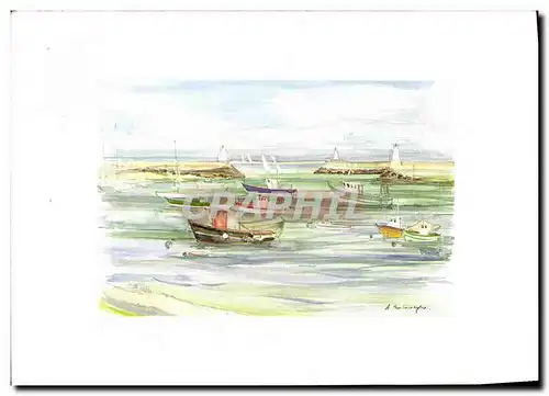 Cartes postales moderne Bateau Annick Balaresque Port Haliguen