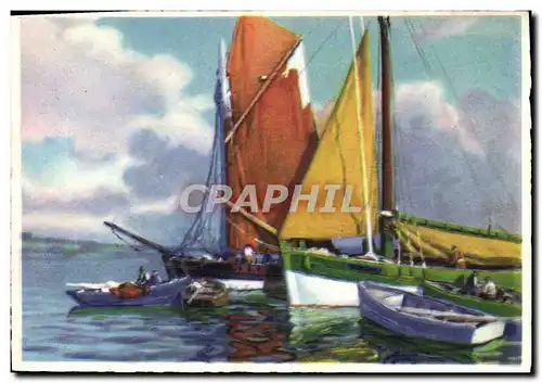 Cartes postales moderne Bateaux de peche