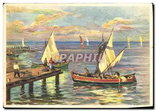 Cartes postales moderne Bateaux de peche