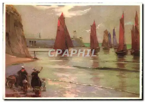 Cartes postales Bateaux de peche