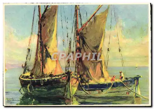 Cartes postales moderne Bateau de peche Andre Beronneau