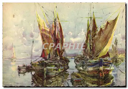 Cartes postales moderne Bateau Tartanes Peche