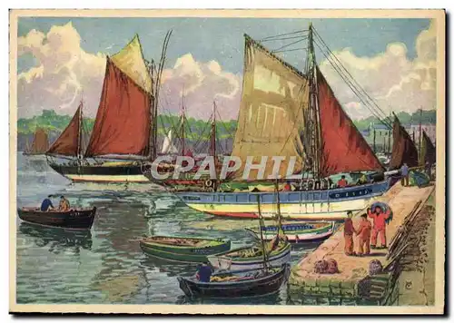 Cartes postales Bateaux de peche