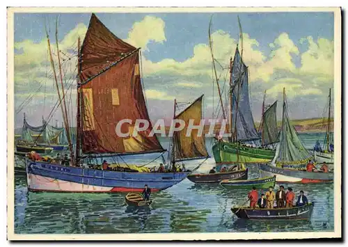 Cartes postales Bateaux de peche