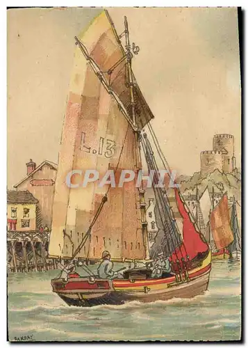 Cartes postales Bateaux de peche