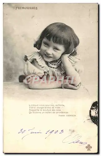 Cartes postales Fantaisie Enfant Frimousses Pierre Ardouin