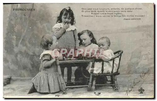 Cartes postales Fantaisie Enfants Frimousses