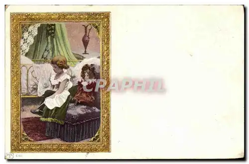 Cartes postales Fantaisie Enfant Poupee