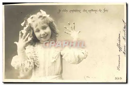 Cartes postales Fantaisie Enfants