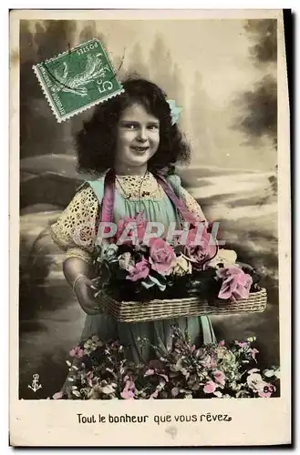 Cartes postales Fantaisie Enfant