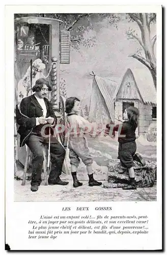 Cartes postales Fantaisie Enfants Les deux gosses