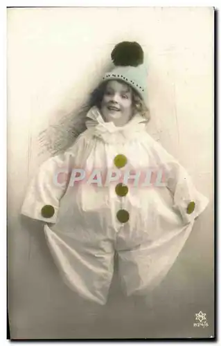 Cartes postales Fantaisie Enfant Pierrot