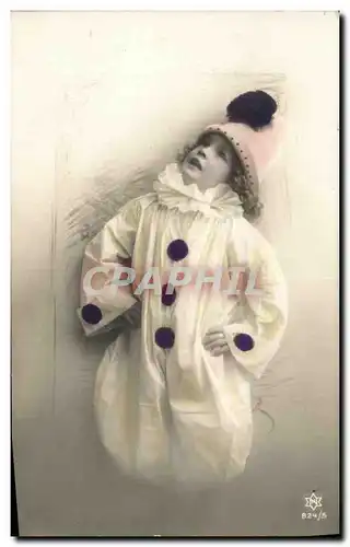 Cartes postales Fantaisie Enfant Pierrot