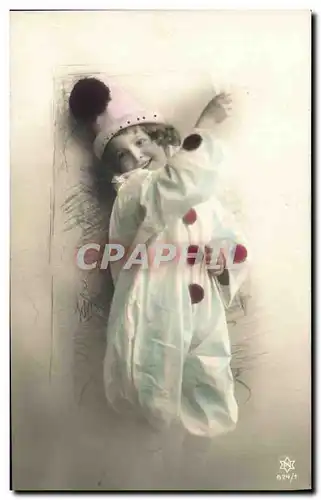 Cartes postales Fantaisie Enfant Pierrot