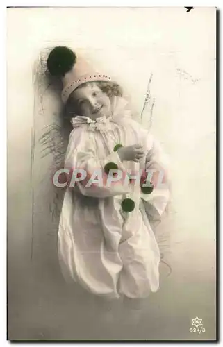 Cartes postales Fantaisie Enfant Pierrot