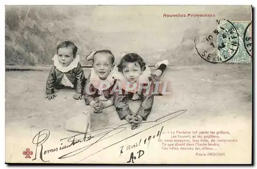 Cartes postales Fantaisie Enfants Nouvelles frimousses