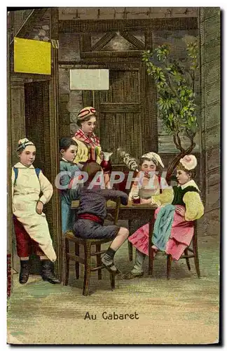 Ansichtskarte AK Fantaisie Enfants Au cabaret