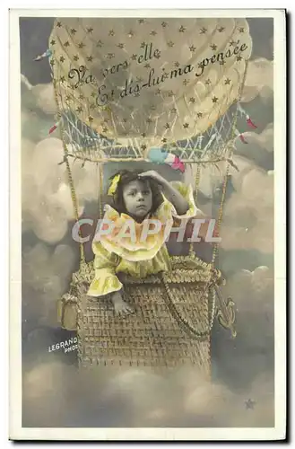 Cartes postales Fantaisie Enfant Ballon