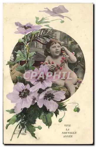 Cartes postales Fantaisie Enfant vive la nouvelle annee