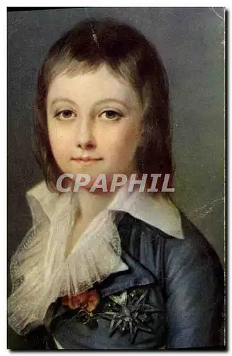 Cartes postales moderne Fantaisie Enfant Pastel attribue a Kucharski Musee de Versailles