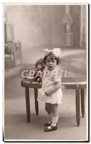 Cartes postales Fantaisie Enfant Poupee