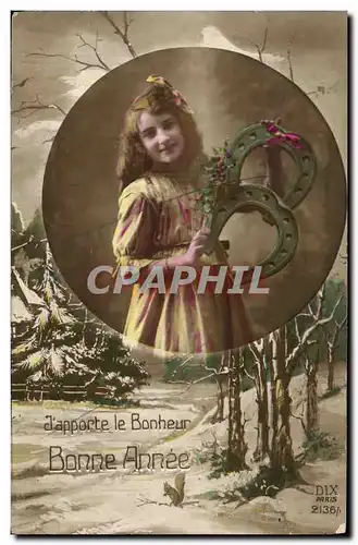 Cartes postales Fantaisie Enfant Fer a cheval