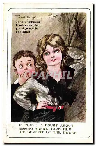 Cartes postales Fantaisie Enfants