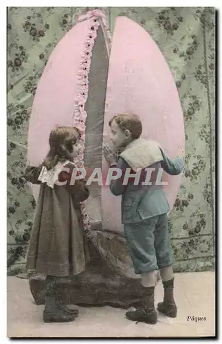 Cartes postales Fantaisie Enfant Oeuf