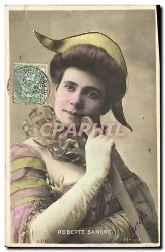 Cartes postales Fantaisie Femme Roberte Sandre