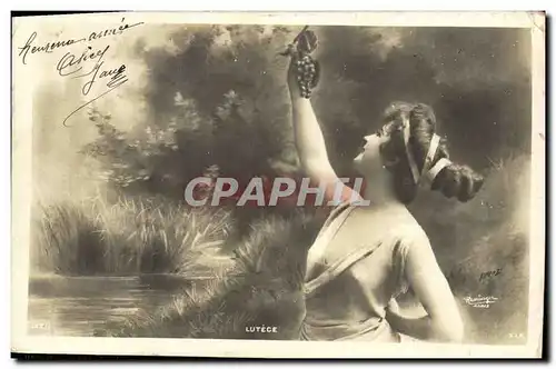 Cartes postales Fantaisie Femme Lutece