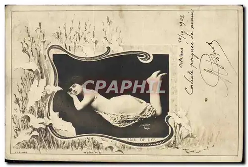 Cartes postales Fantaisie Femme Paul de Lys