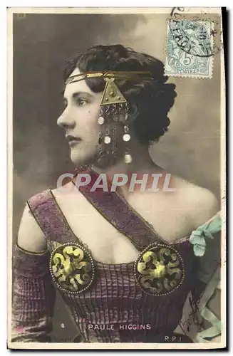 Cartes postales Fantaisie Femme Paule Higgins