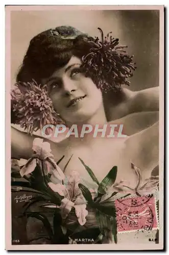 Cartes postales Fantaisie Femme Martha