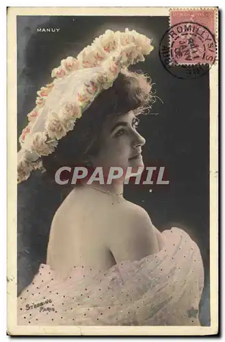 Cartes postales Fantaisie Femme Manuy