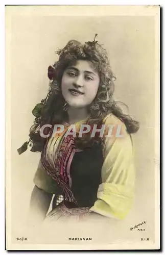 Cartes postales Fantaisie Femme Marignan