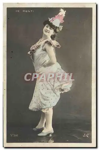 Cartes postales Fantaisie Femme De Monti