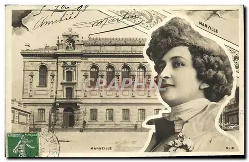 Cartes postales Fantaisie Femme Marseille