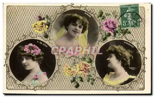 Cartes postales Fantaisie Femme e de Vere Piron Vincourt