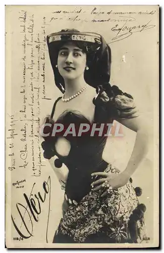 Cartes postales Fantaisie Femme Otero