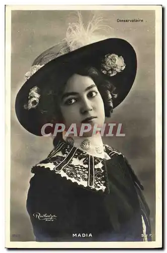 Cartes postales Fantaisie Femme Madia Conservatoire