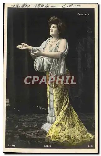 Cartes postales Fantaisie Femme Lidia Parisiana