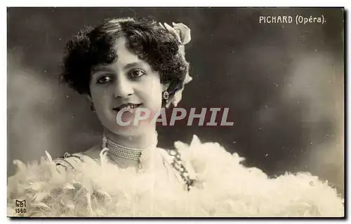 Cartes postales Fantaisie Femme Pichard Opera