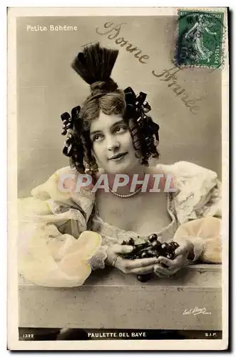 Cartes postales Fantaisie Femme Paulette del Baye Petite Boheme