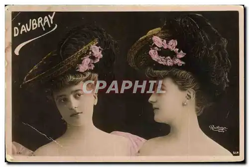 Cartes postales Fantaisie Femme D aubray