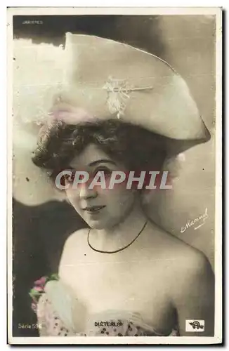 Cartes postales Fantaisie Femme Dieterle