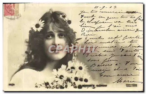 Cartes postales Fantaisie Femme Mirvan Clerent