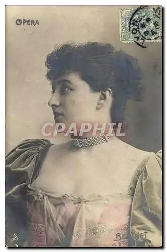 Cartes postales Fantaisie Femme Opera