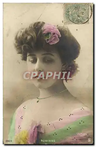 Cartes postales Fantaisie Femme Robinne