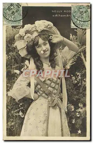 Cartes postales Fantaisie Femme Nelly Alhambra