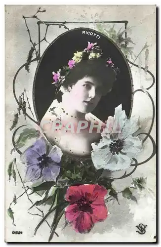 Cartes postales Fantaisie Femme Ricotti